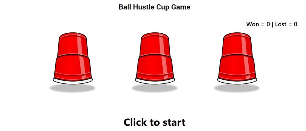 Master the Cup Game: A Fun Test of Focus, Speed, and Memory cup game